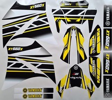 Yamaha XT660 X R 2003 - KIT DECALCOMANIA DECALCOMANIA giallo speedblocks