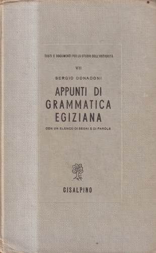 Appunti grammatica egiziana - appunti, di