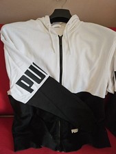 Felpa Con Zip E Cappuccio Marca Puma Taglia XL
