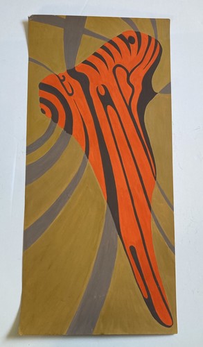 Quadro vintage guazzo - vintage,