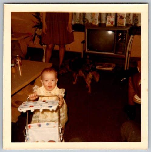 Vintage color snapshot bambino - snapshot,