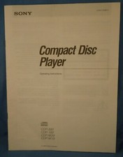 Sony CDP-390/190/M39/M19