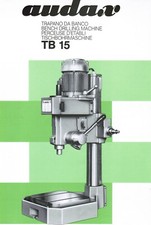 trapano da banco audax tb15 Manuale uso e manutenzione PDF