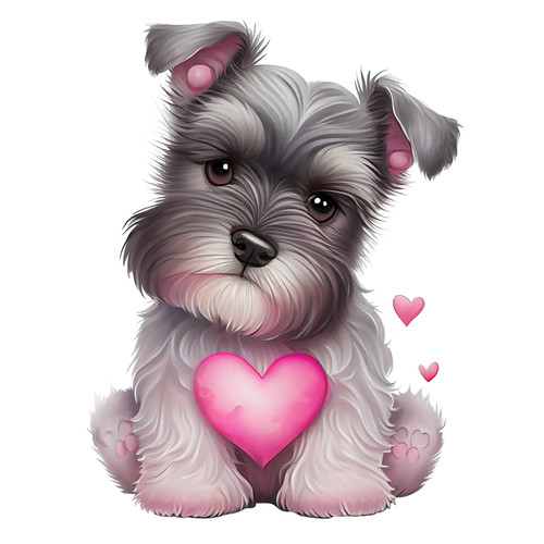 Adesivo auto schnauzer nano - adesivo,