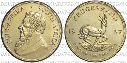 Sud africa 1967 oncia - sud,