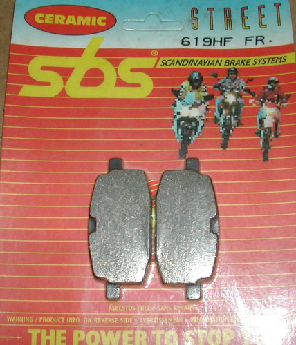 Coppia pastiglie sbs freno - pastiglie,