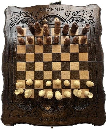 Set scacchi legno armeno - scacchi, in