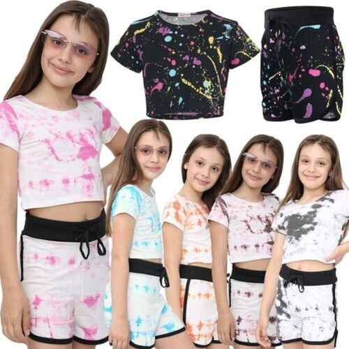 Bambini cravatta tintura corto - bambini,
