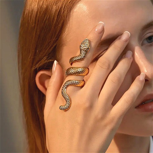 Anello modello serpente stile - serpente,