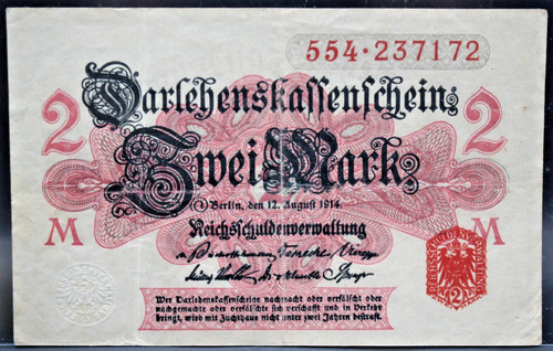 Banconota 1914 germania - banconota, 2