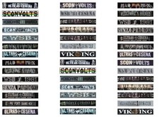 SUBBUTEO - 42 ADESIVI TIFOSERIE SUPPORTERS CESENA per GRADINATA TRIBUNA e CURVA