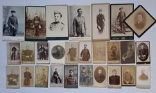 Lotto 27 antica foto fotografia d'epoca anche albumina ritratto militare CAB CDV
