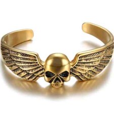 Bracciale teschio inferno