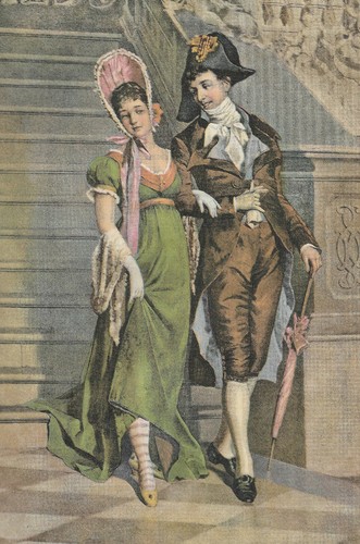 Vintage 1800 gentleman - gentleman, lady
