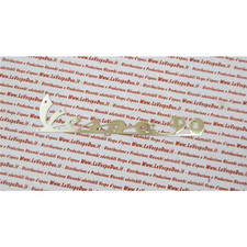 Targhetta scritta anteriore