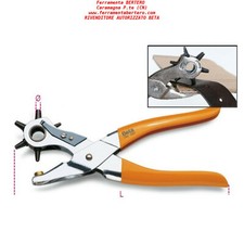 BETA 1762 PINZA FUSTELLATRICE FORATRICE CINTURE PELLE CUOIO 210MM Ø 2-4,5