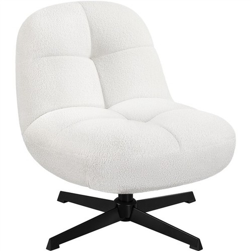 Poltrona tessuto boucle - tessuto,