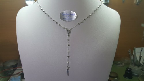 Collana rosario religioso - collana,