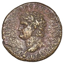 Moneta romana néron dupondius - romana,