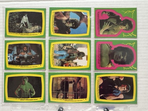 1979 topps incredibile - l'incredibile, hulk