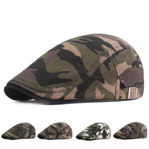 Cappello piatto uomo mimetico