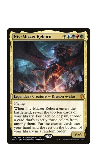 Niv mizzet reborncustom - niv-mizzet,