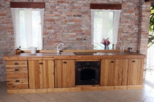 Cucina rustica vissuta legno - cucina,