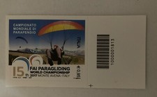 2017 - ITALIA -  Campionato Mondiale Di Parapendio  - Codice A Barre