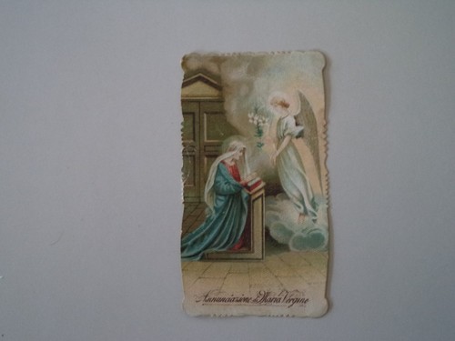 Antico santino annunciazione - santino,