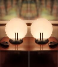 OLUCE PAIR VINTAGE TABLE LAMPS PEARL SERIES GECCHELIN DESIGNER