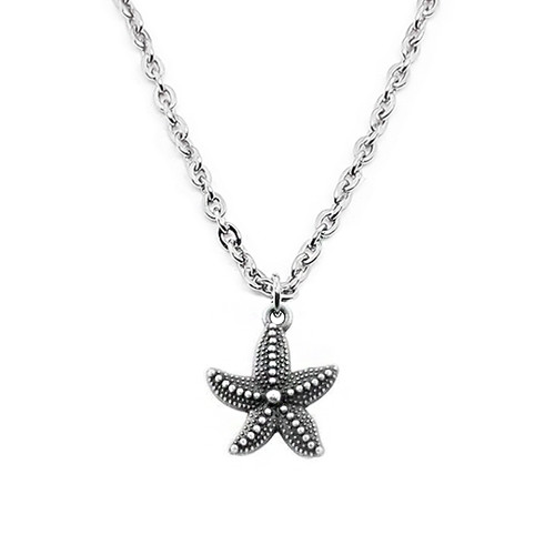 Collana stella marina argento - collana,