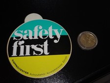 ADESIVO STICKER KLEBER vintage safety first