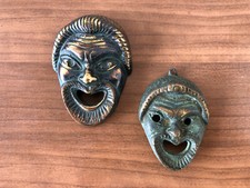 Coppia Di Maschere Copie Antiche Tragedie Greche Dionisio Anni 80