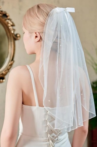 Costume sposa bianco velo - costume,