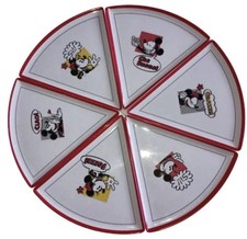 Set 6 Piatti Pizza Topolino