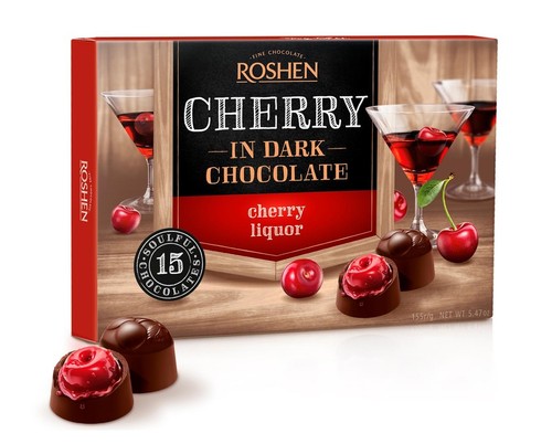 Roshen cherry caramelle al - cherry, in