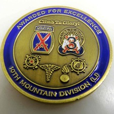 MONETA SFIDA 710° BATTAGLIONE SUPPORTO BRIGATA 10° DIVISIONE MONTAGNA