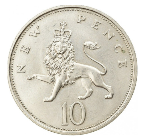 Pièce new pence - 10,
