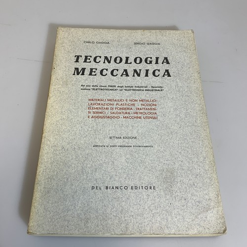 Tecnologia meccanica carlo - meccanica, e