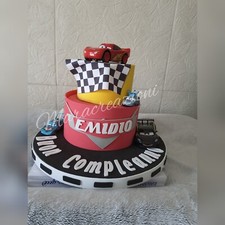 scenographic cake birthday