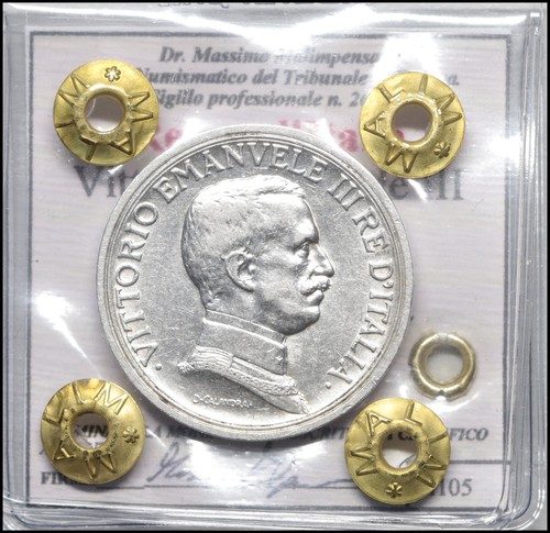 Regno italia lire 1916 spl - regno, 2