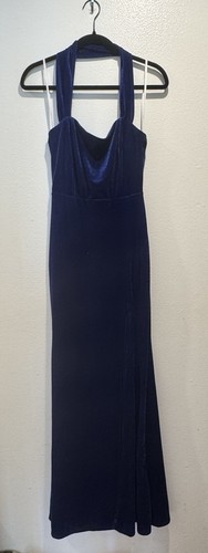 Abito lulus velluto - velluto, blu