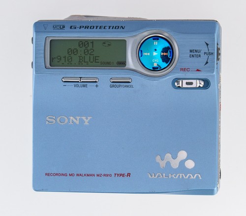 Sony r910 blu minidisc - sony,