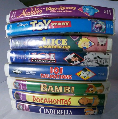 Lot walt disney vhs - walt, 90s