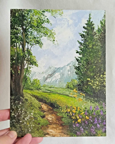 Quadro olio estivo - estivo, originale