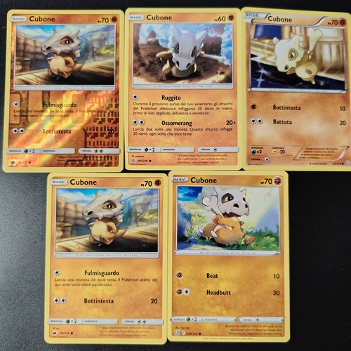 Pokemon lotto cubone reverse - pokemon,
