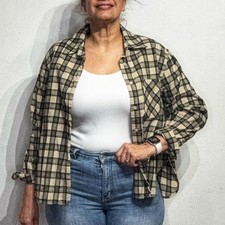 Camicia Zara Tan a quadri in