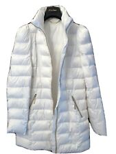 Piumino Donna Mangano Giubbotto Lungo Giubbino Bianco Woman