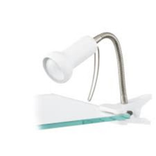 FARETTO CON PINZA X E14 BIANCO