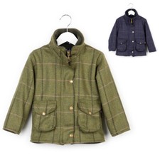 Giacca tweed foderata in pile